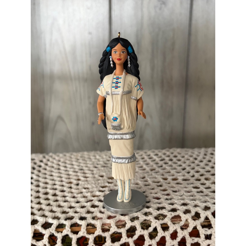 1996 Hallmark Keepsake Native American Barbie Dolls of the World Ornament 1st Ed
